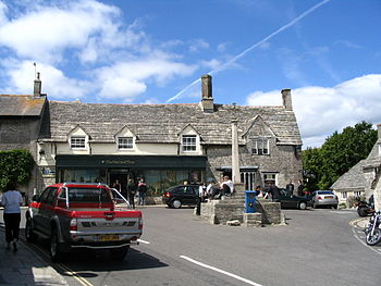 English: Corfe Castle Village Square This is t... English: Corfe Castle Village Square This is t...