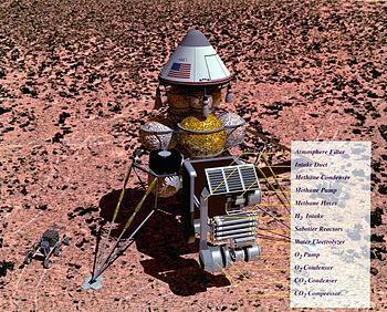 Artist concept of a Mars sample return mission Artist concept of a Mars sample return mission