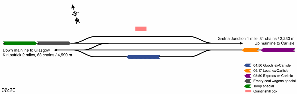 Animation of the railway disaster at Quintishi... Animation of the railway disaster at Quintishi...