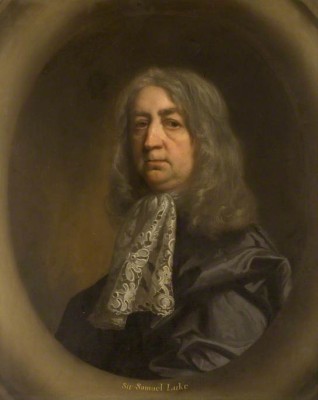 Sir Samuel Luke, Parliament's Scoutmaster General (c) Moot Hall Museum, Elstow; Supplied by The Public Catalogue Foundation