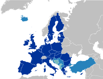 EU 27: Candidate countries Current members Imp...