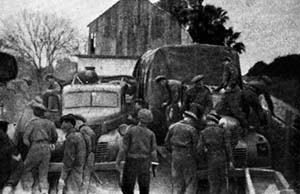Irgun men disguised as British soldiers Irgun men disguised as British soldiers