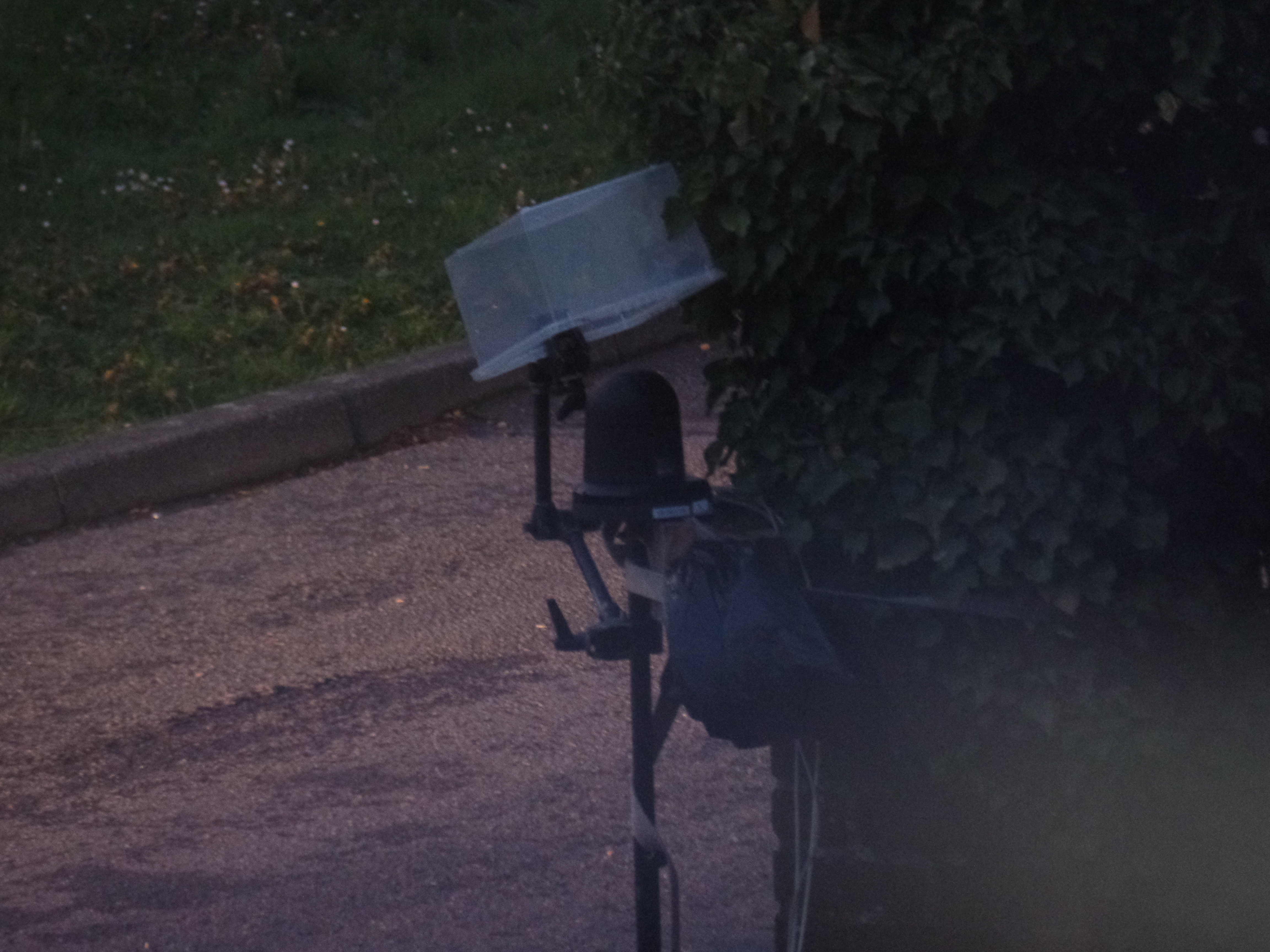 Steerable camera watching the house for a Channel 4 reality TV show
