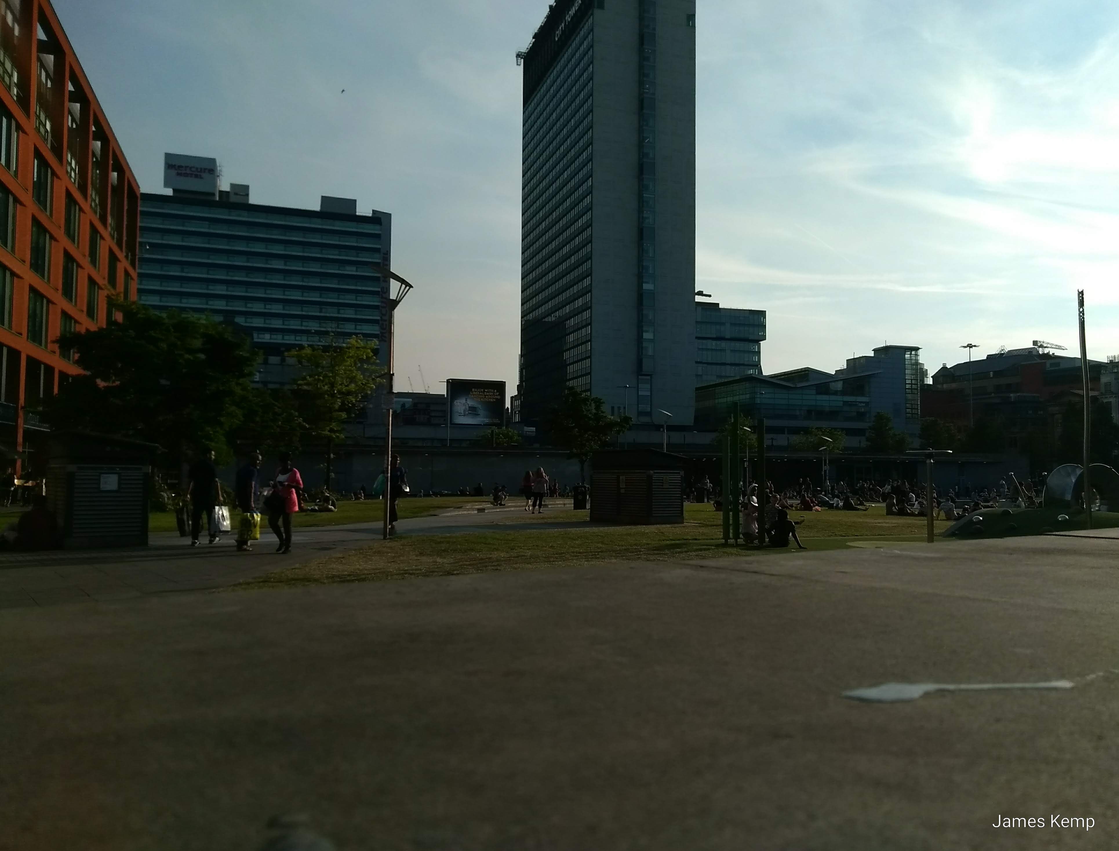 Central Manchester, showing the modern alongside the old. (photo: James Kemp)