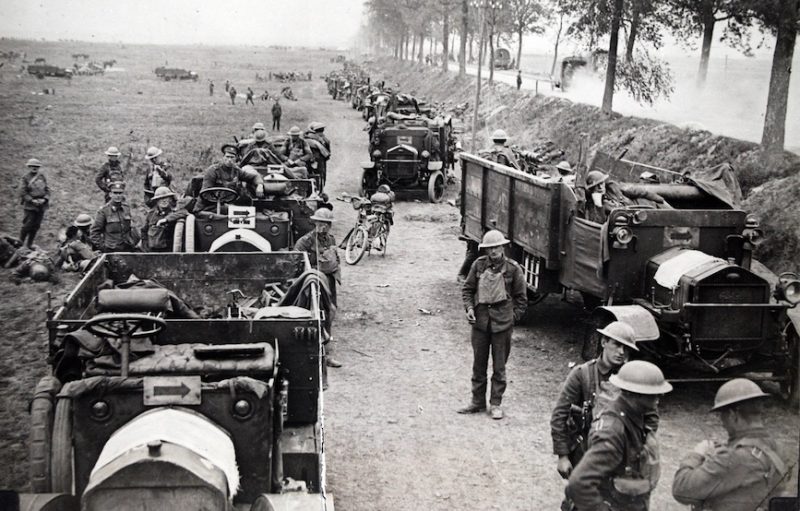 The last Hundred Days was fluid, evidenced by the use of trucks, cavalry and tanks.